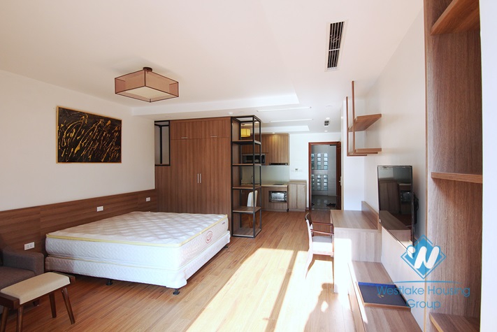Bright and Brand new studio for rent in Dang Thai Mai, Tay Ho area.